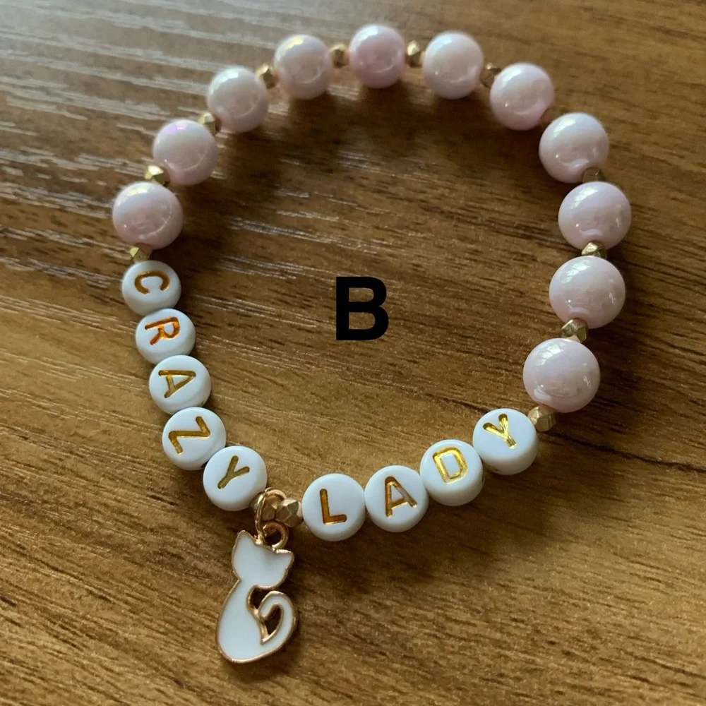{Handmade} ‘Crazy Cat Lady’ Bracelets - Picture 4 of 8